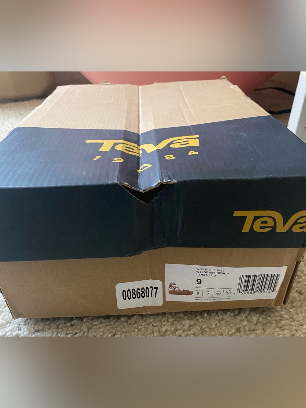 Teva Women's NWT Midform Infinity Sandals Lion Brown Size 9 - Picture 7 of 8